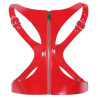 Kinky Party Corset Sm Vinyle Rouge